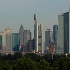Frankfurt-Skyline am Tag