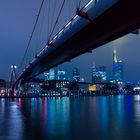 Frankfurt Skyline (Brücke Holbeinsteg)