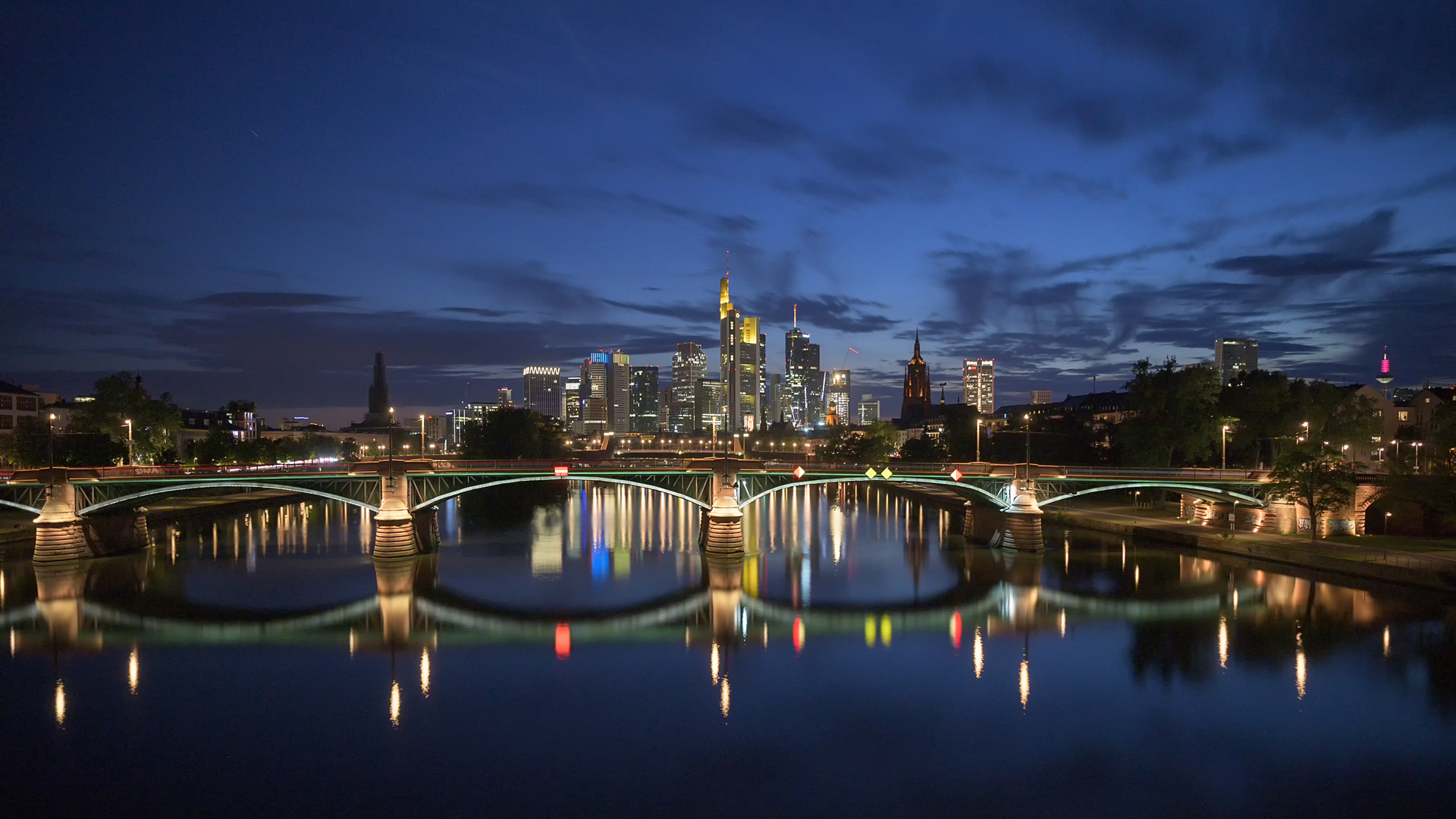 Frankfurt Skyline der Klassiker