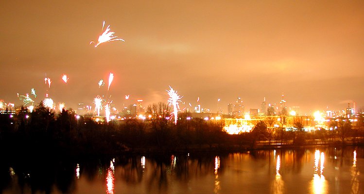 Frankfurt Skyline Fireworks