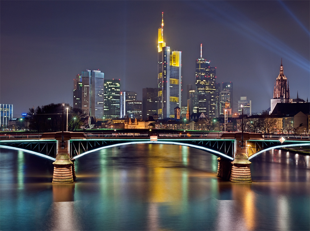 Frankfurt - Skyline Luminale 2008