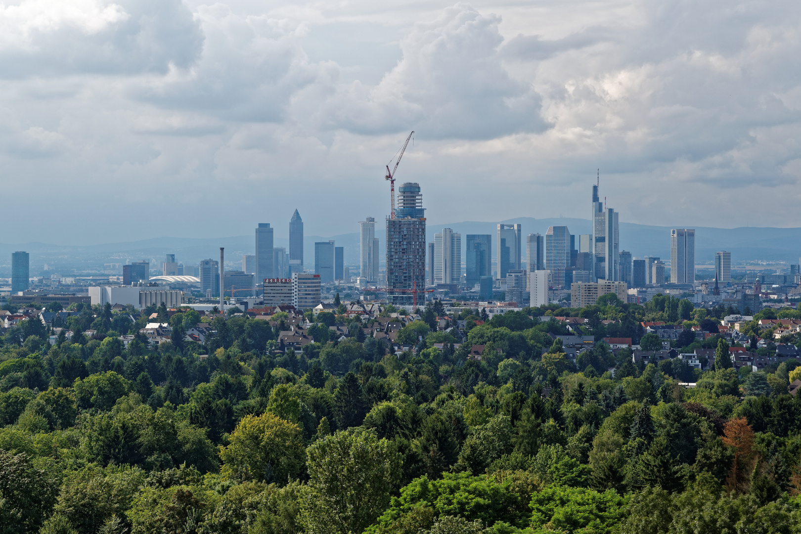 Frankfurt Skyline mal von woanders