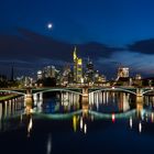 Frankfurt Skyline Moonset II