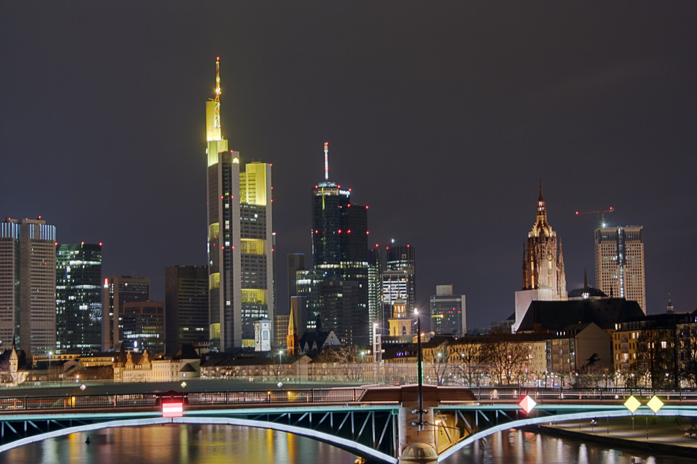 Frankfurt Skyline @night 1