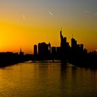 Frankfurt - Skyline - Sonnenuntergang