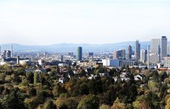 Frankfurt - Skyline - Stadtwald