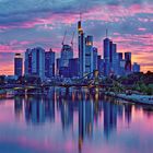 Frankfurt Skyline Sunset