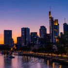 Frankfurt Skyline Sunset