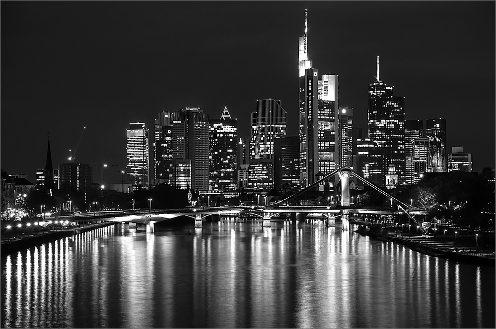 Frankfurt Skyline sw