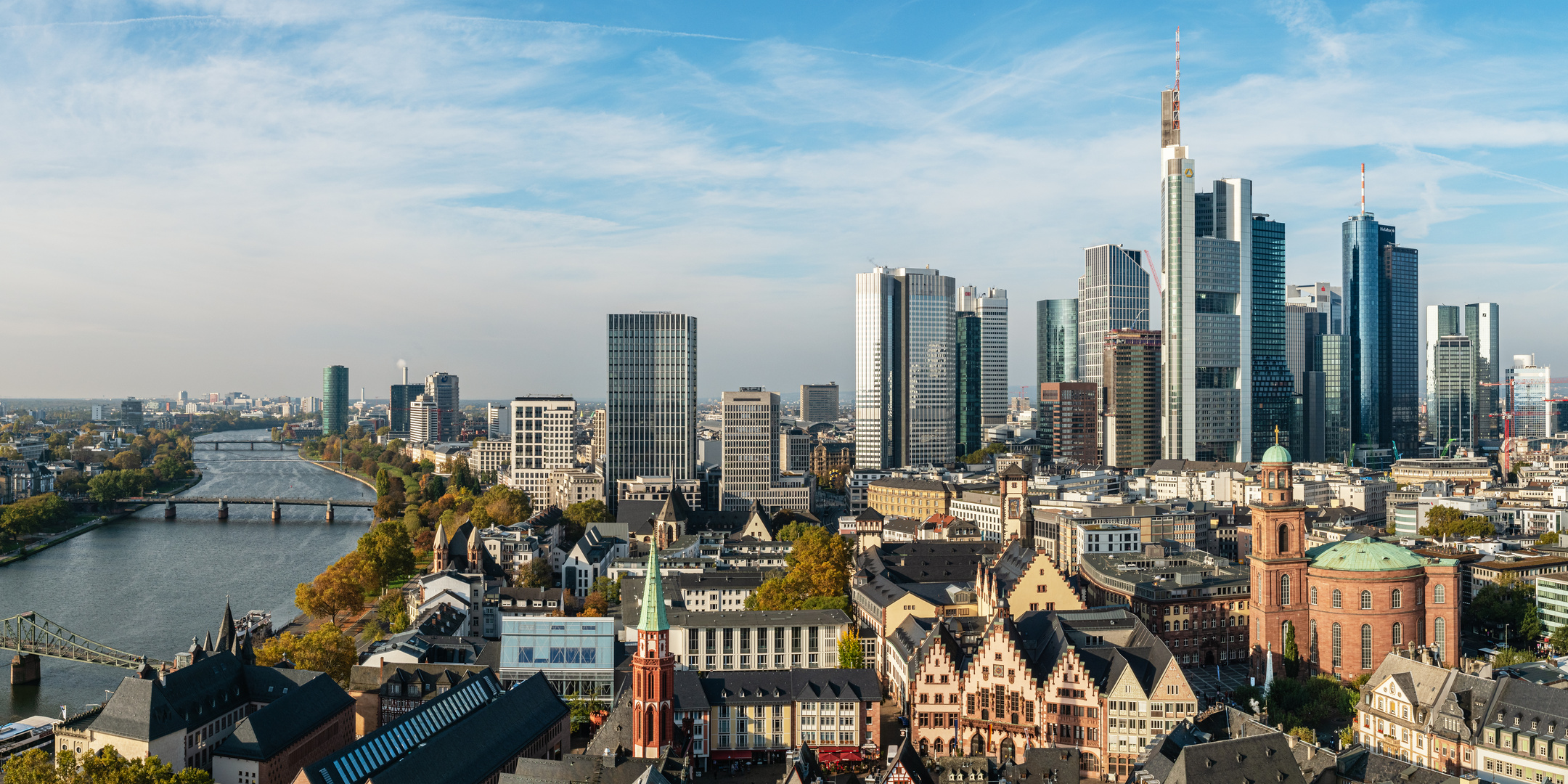 Frankfurt. Skyline vom Dom.