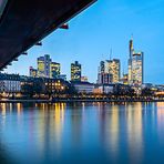 Frankfurt - Skyline vom Holbeinsteg