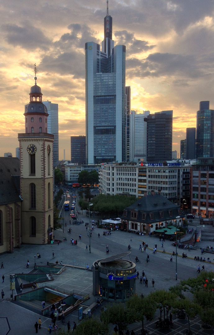 Frankfurt, Sonnenuntergang