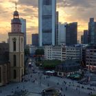 Frankfurt, Sonnenuntergang