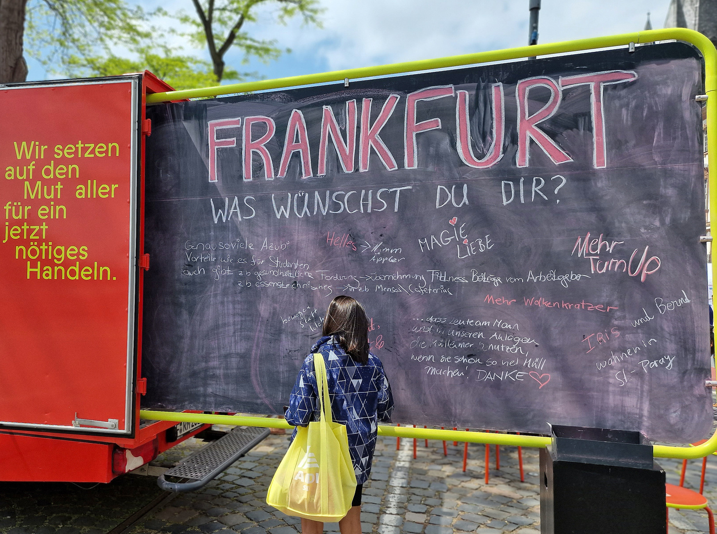 Frankfurt - Straßenfotografie - Wünsche