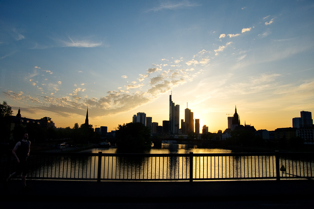 | frankfurt : sunset