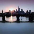 Frankfurt sunset