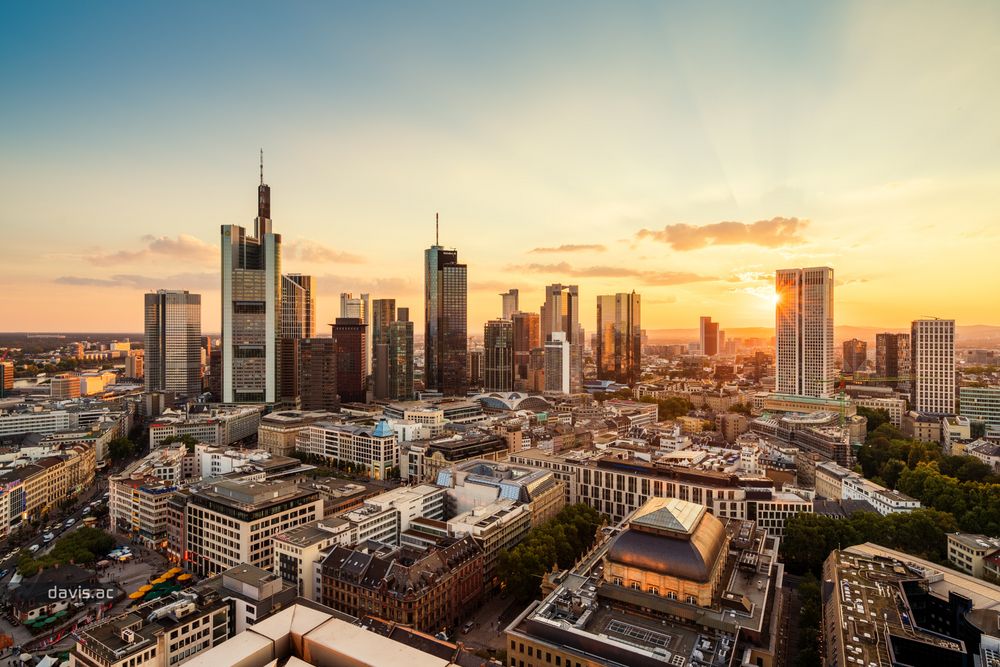 frankfurt sunset