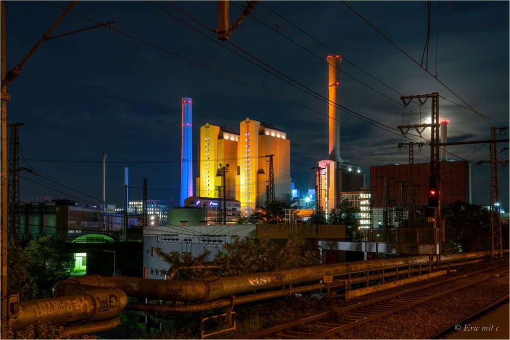 Frankfurt V - Mainova Heizkraftwerk West (Rückansicht)