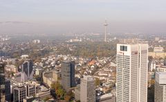 Frankfurt - View from Main Tower on Deutsche Bank Hochhaus- 05