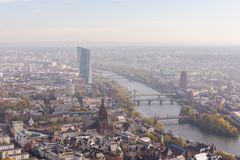 Frankfurt - View from Main Tower on Main River - 09