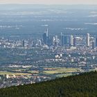 Frankfurt vom Feldberg aus gesehen