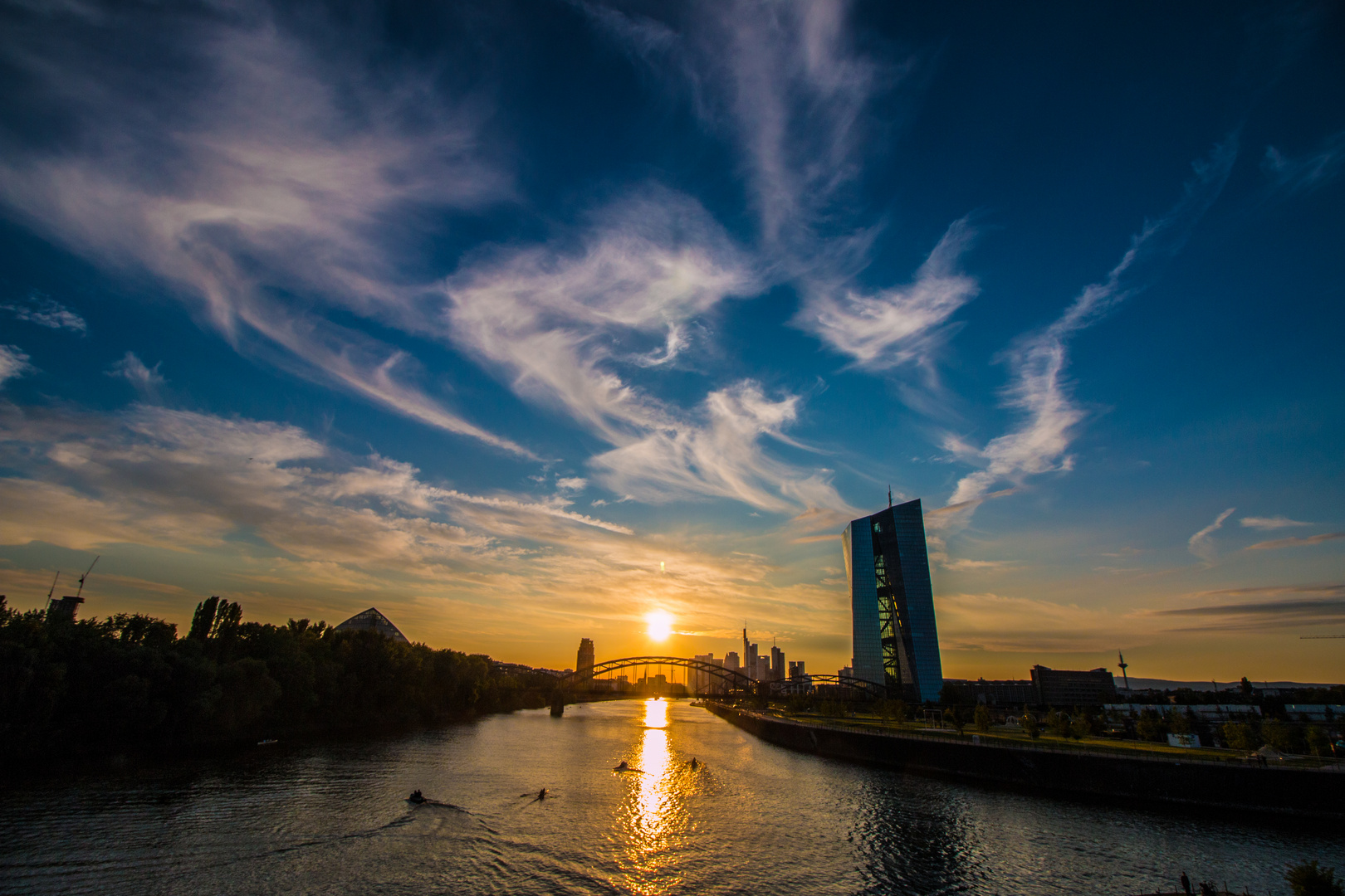 Frankfurt vom Osthafen