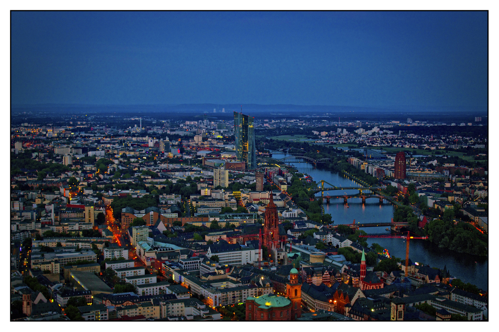 Frankfurt von oben...