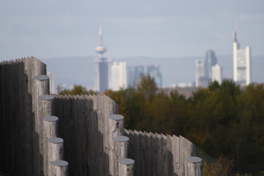 Frankfurt von Süden aus