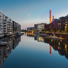 Frankfurt-Westhafen am Abend