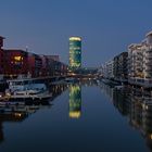 Frankfurt Westhafen am Abend