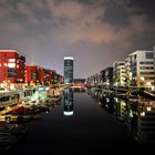 Frankfurt Westhafen bei Nacht