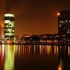 Frankfurt Westhafen bei Nacht