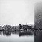 Frankfurt. Westhafen im Nebel.