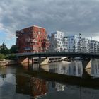 Frankfurt Westhafen-Mole mit Yachthafen