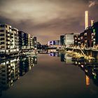 Frankfurt Westhafen-Pier by nite