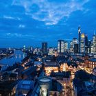 Frankfurt zur blauen Stunde