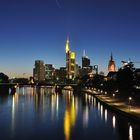 Frankfurt zur blauen Stunde