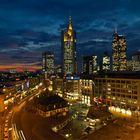 Frankfurt zur blauen Stunde