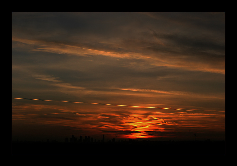 Frankfurter Abendhimmel