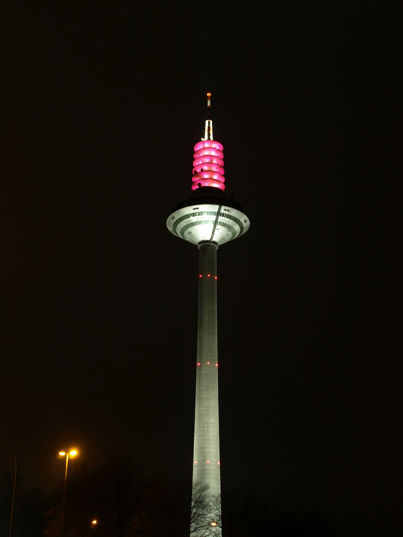 Frankfurter Fernsehturm bei Nacht