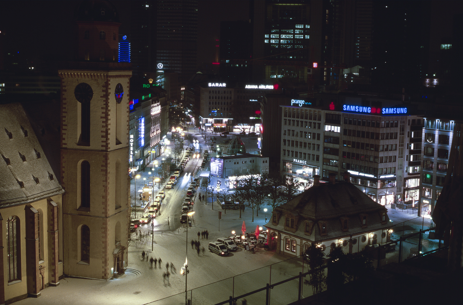 Frankfurter Hauptwache im Winter