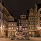 Frankfurter neue Altstadt bei Nacht