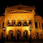 Frankfurter Oper bei Nacht