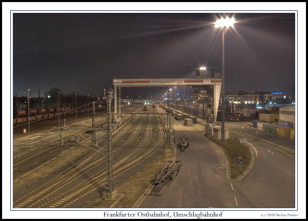 Frankfurter Ostbahnhof. Umschlagbahnhof