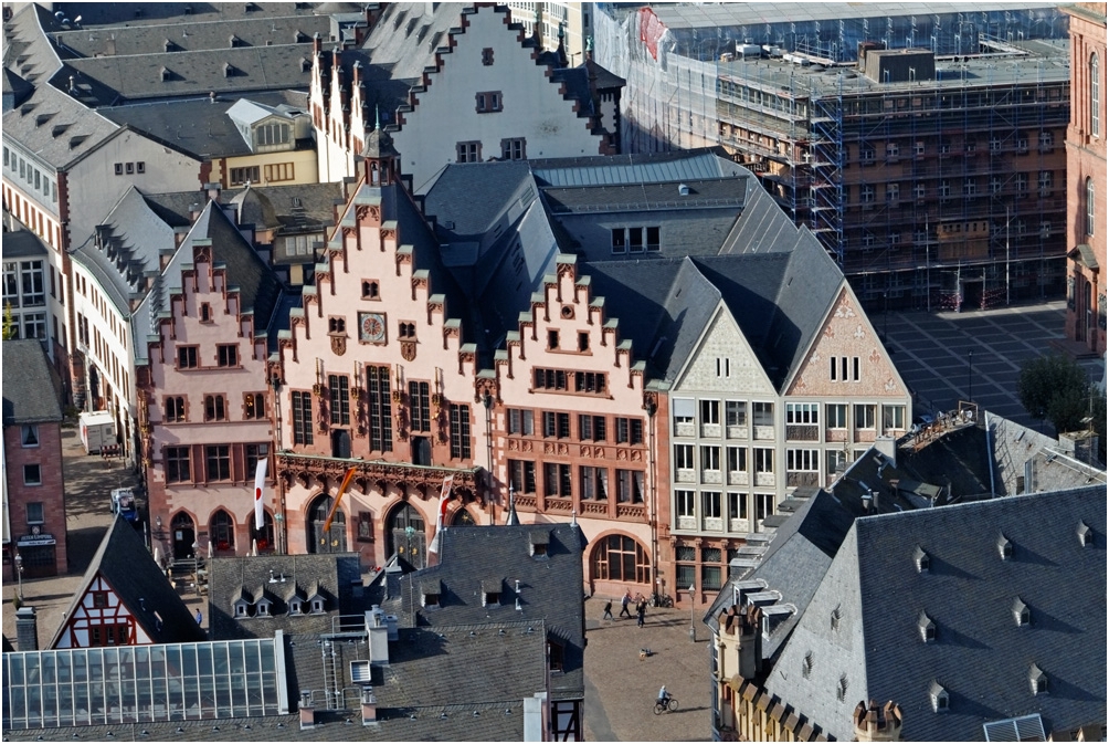 Frankfurter Römer - Blick vom Kaiserdom