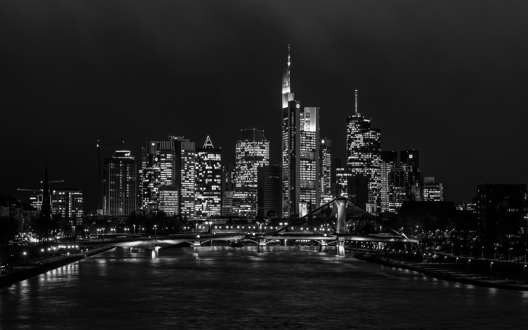 Frankfurter Skyline Foto & Bild | city, world, nacht Bilder auf