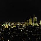 Frankfurter Skyline am Abend