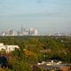 Frankfurter Skyline aus der Hchster Klinik fotografiert