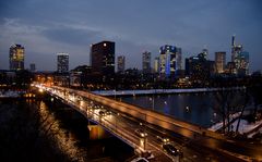 Frankfurter Skyline aus südlicher Perspektive