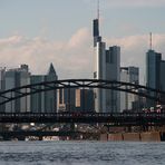 Frankfurter Skyline, gesehen von Oberrad